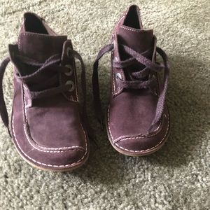 clarks womens purple